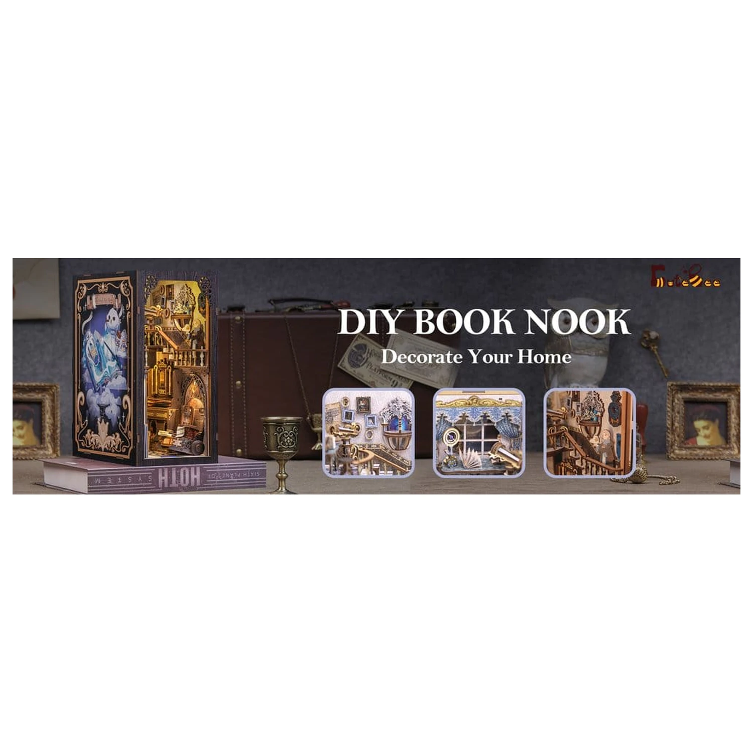 Book Nook Nebula Common Room 23 x 11 cm produktová fotografia