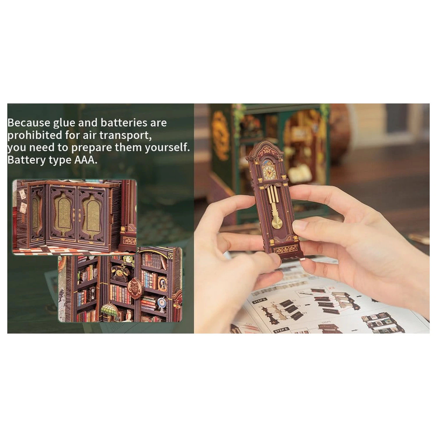 Book Nook Owl Bookstore 17 x 12 cm produktová fotografia