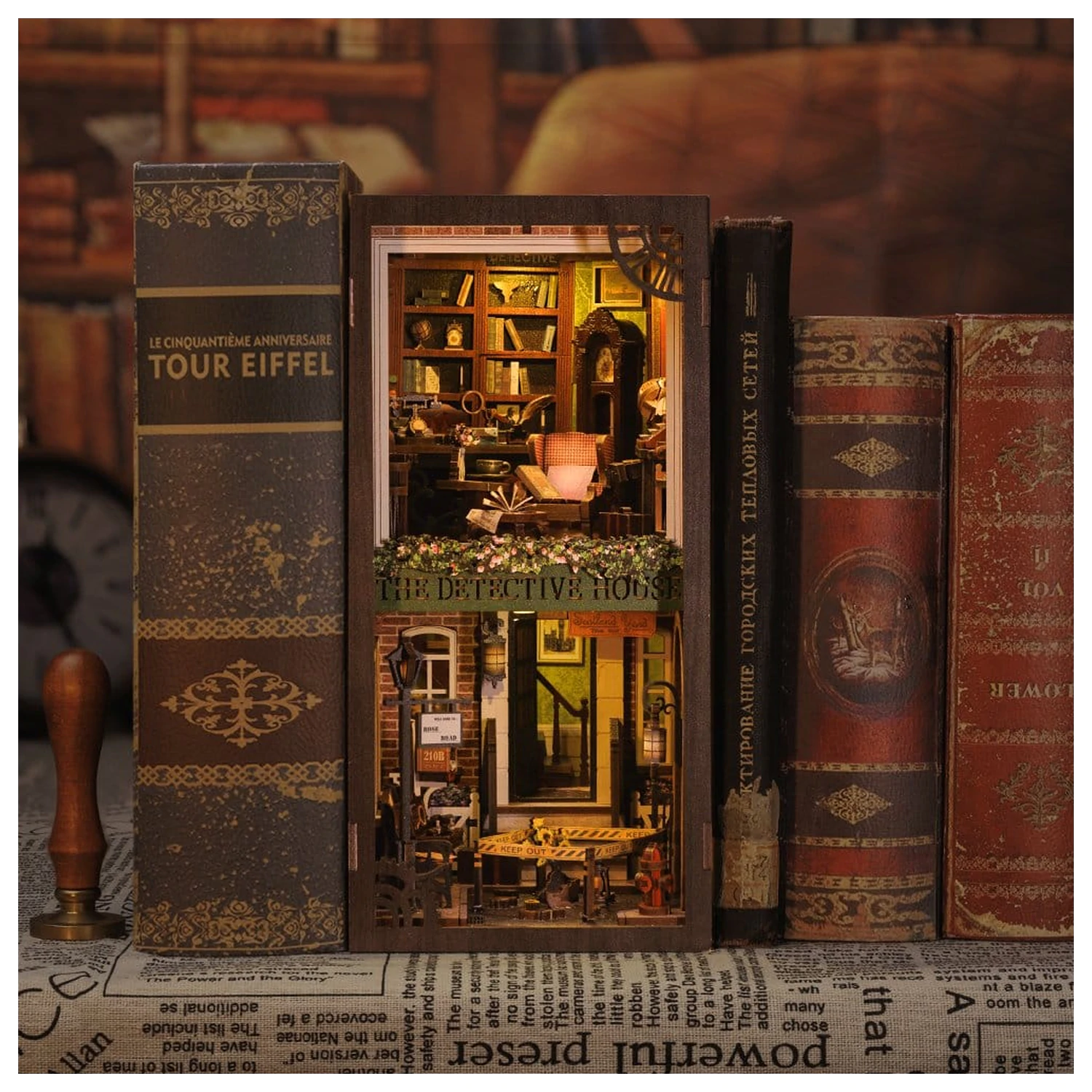 Book Nook Rose Detective Agency 23 x 11 cm produktová fotografia