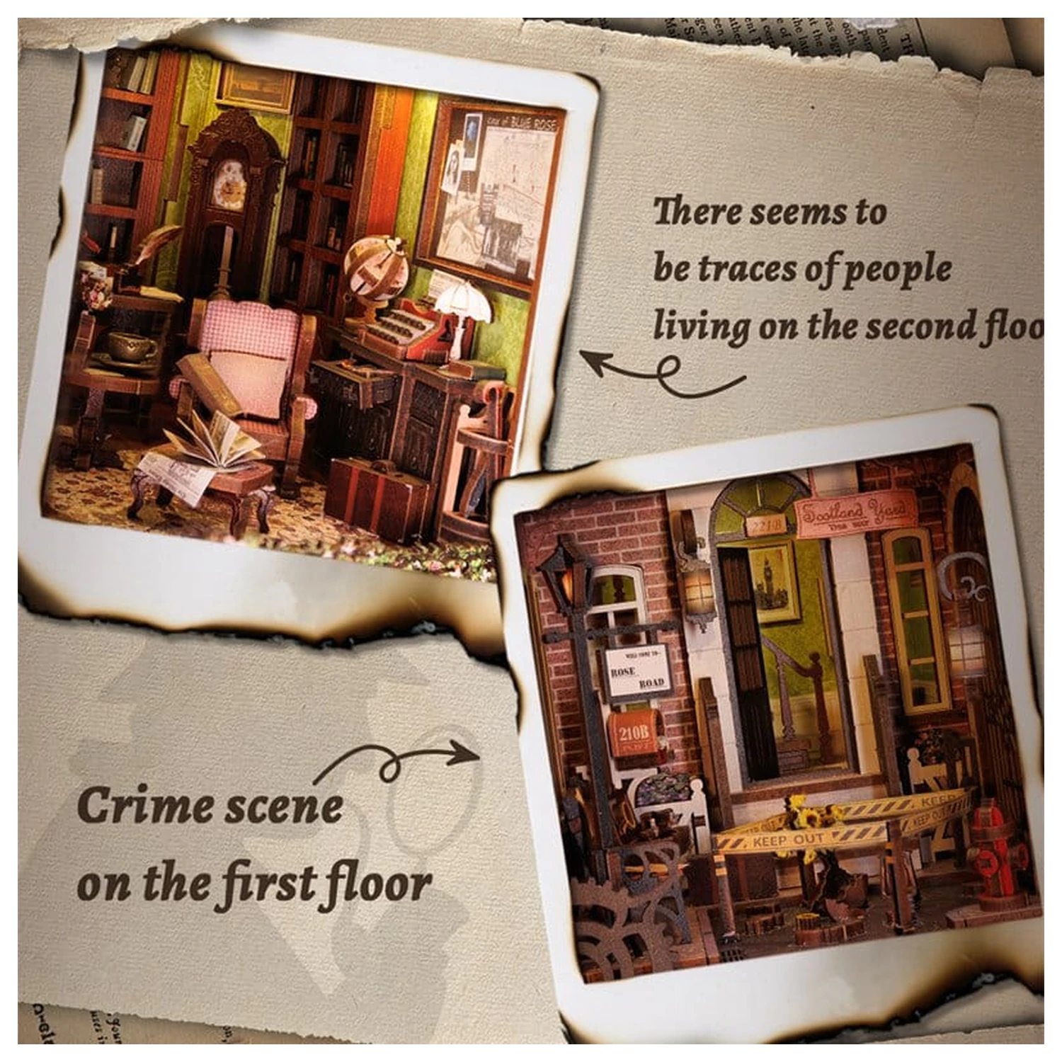 Book Nook Rose Detective Agency 23 x 11 cm produktová fotografia