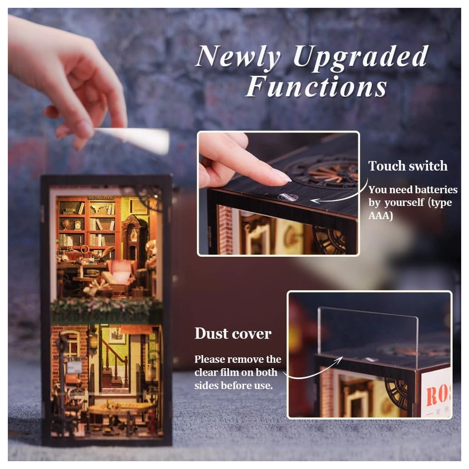 Book Nook Rose Detective Agency 23 x 11 cm produktová fotografia