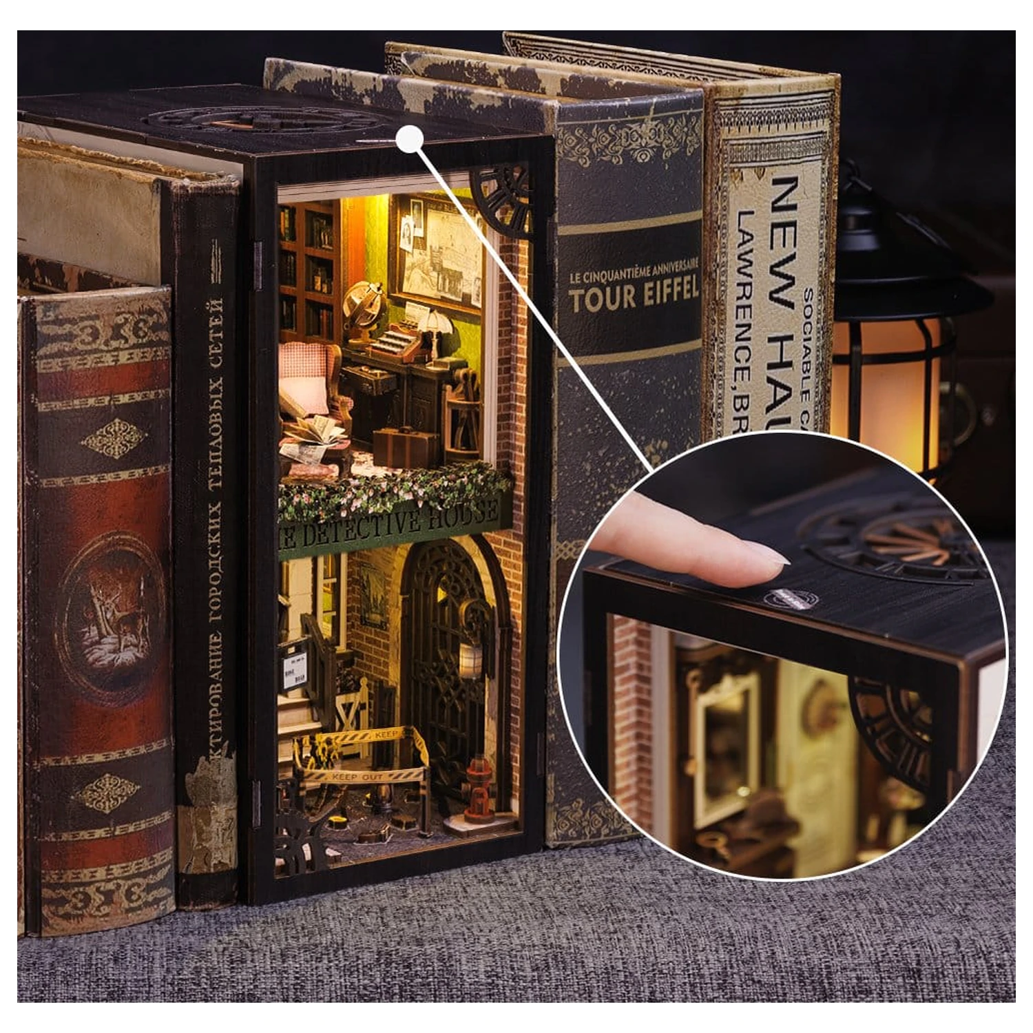 Book Nook Rose Detective Agency 23 x 11 cm produktová fotografia