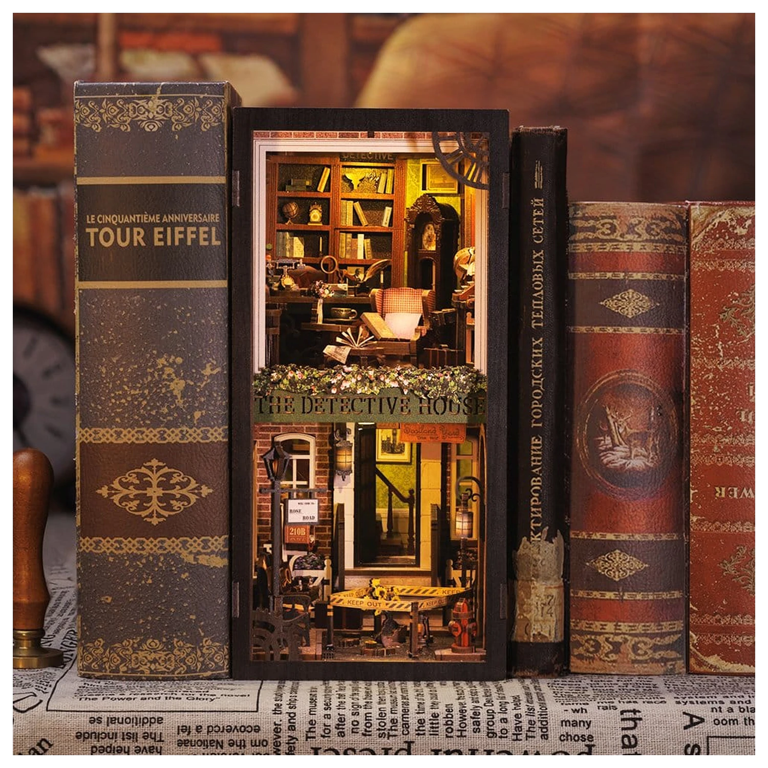 Book Nook Rose Detective Agency 23 x 11 cm produktová fotografia