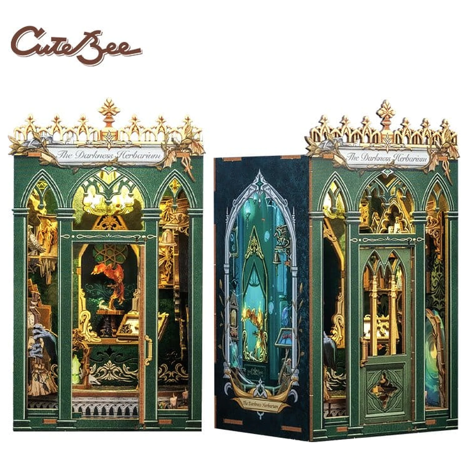 Book Nook The Darkness Herbarium 17 x 12 cm produktová fotografia