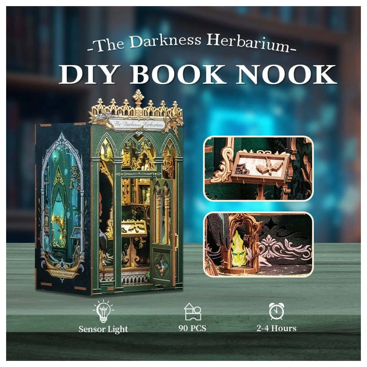 Book Nook The Darkness Herbarium 17 x 12 cm produktová fotografia