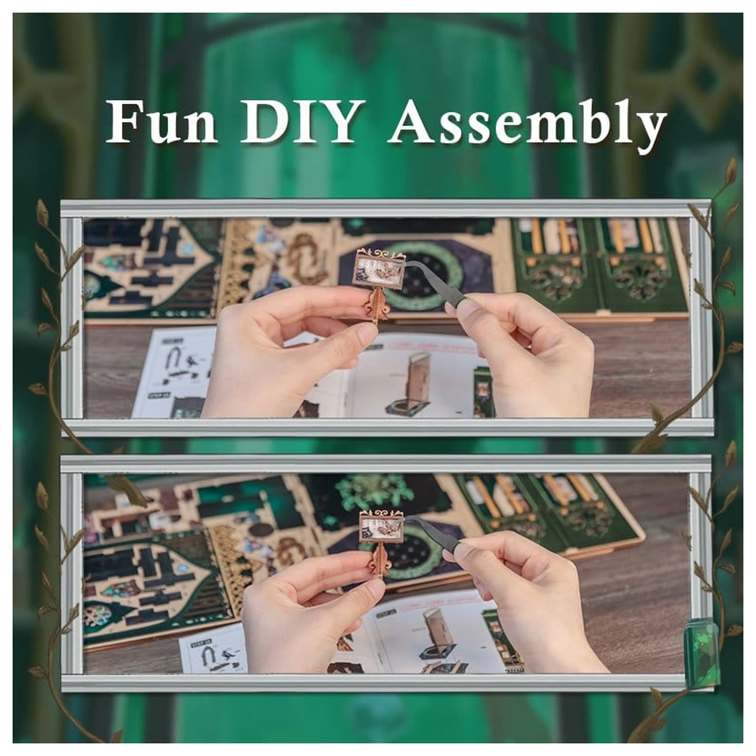 Book Nook The Darkness Herbarium 17 x 12 cm produktová fotografia