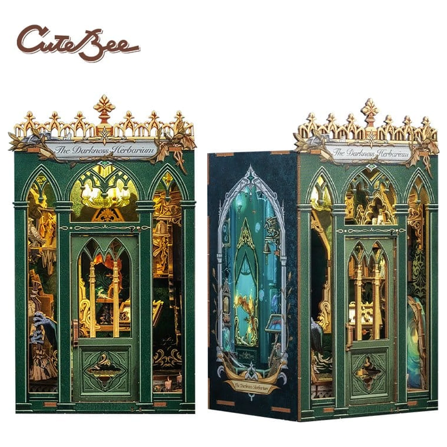 Book Nook The Darkness Herbarium 17 x 12 cm produktová fotografia