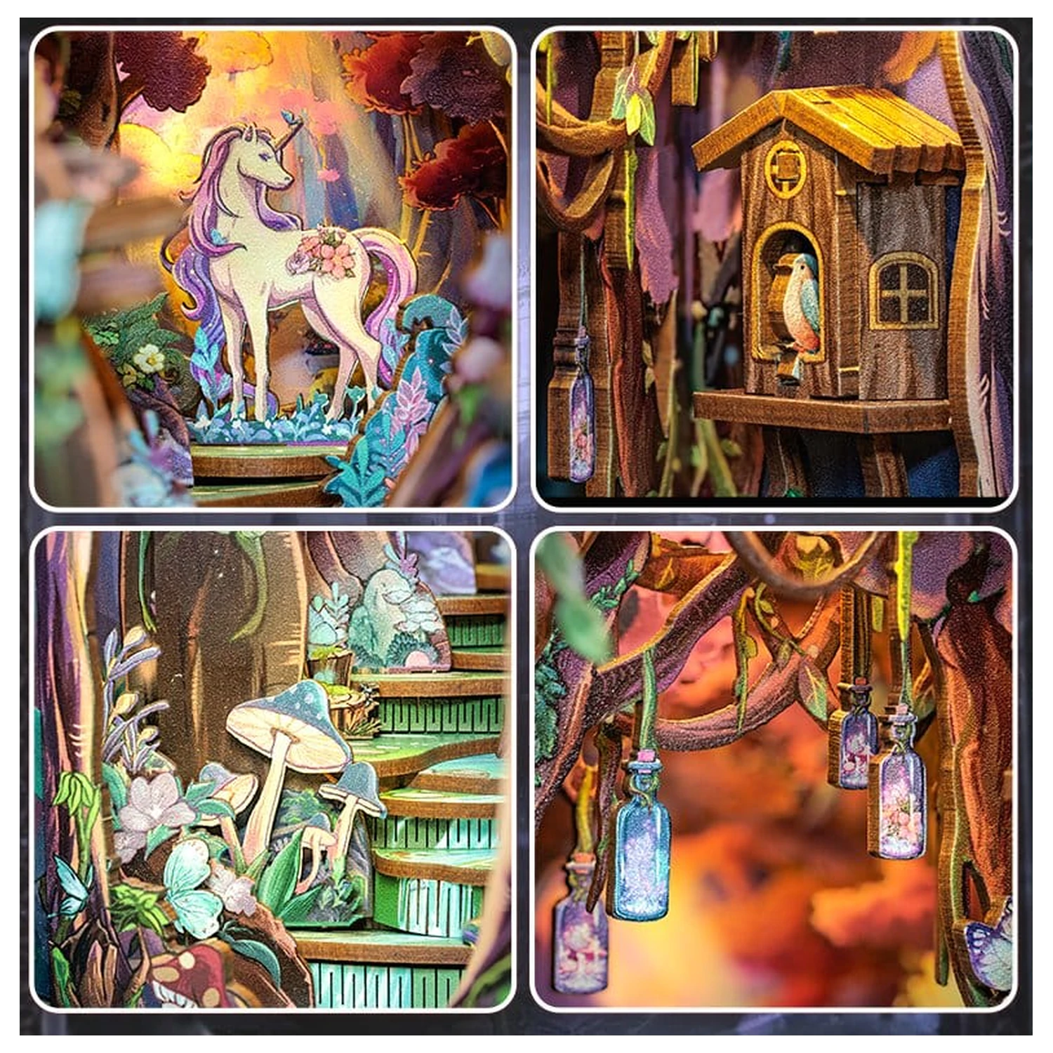 Book Nook The Grace of Forest 22 x 8 cm produktová fotografia