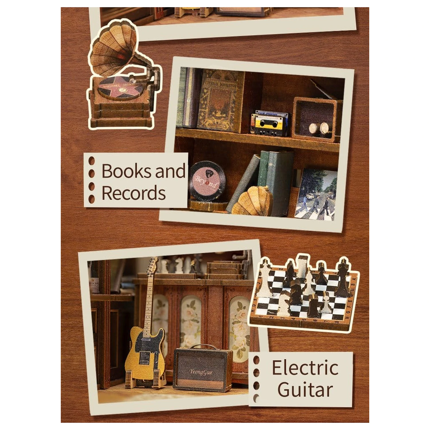 Book Nook The Secret Rhythm 23 x 11 cm produktová fotografia