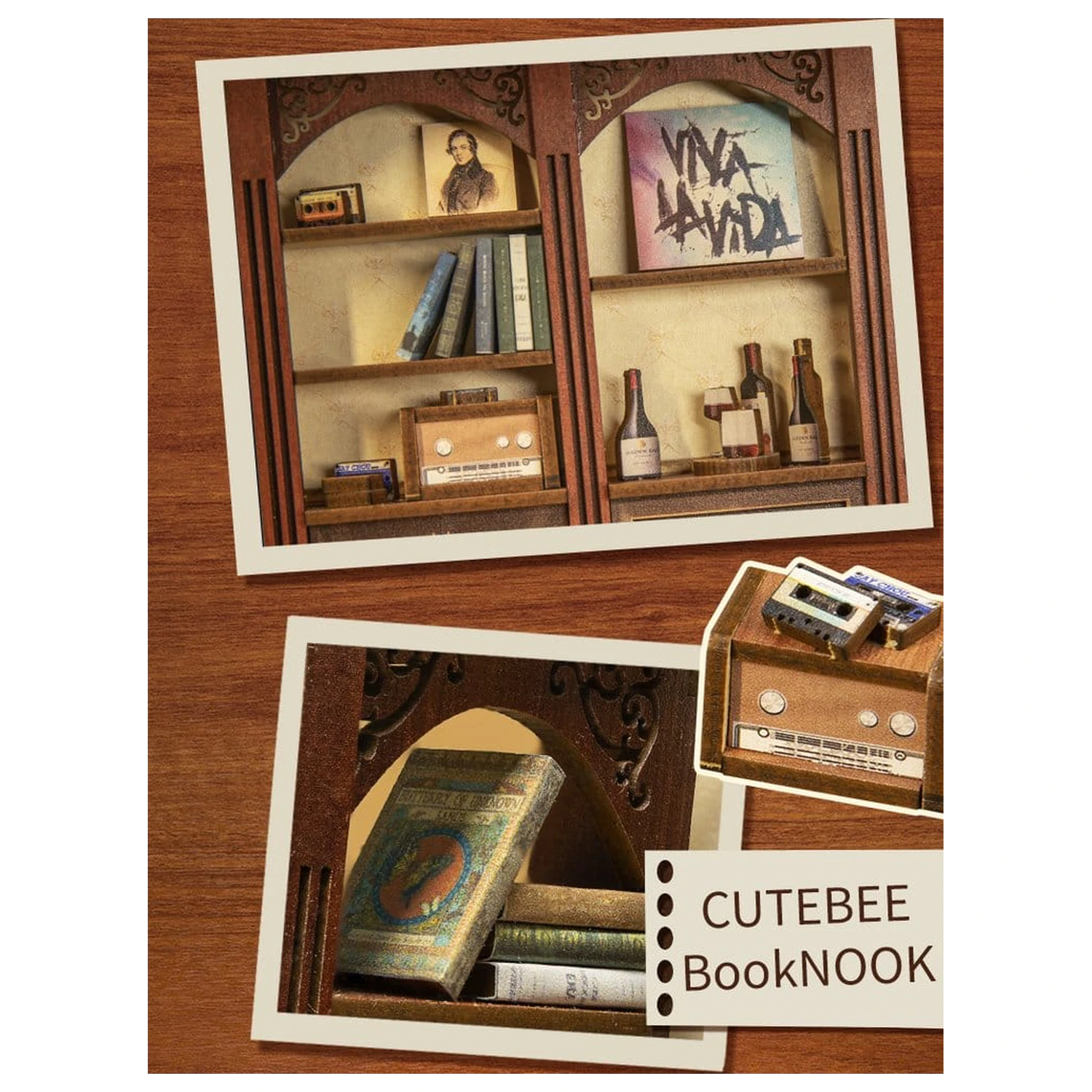 Book Nook The Secret Rhythm 23 x 11 cm produktová fotografia