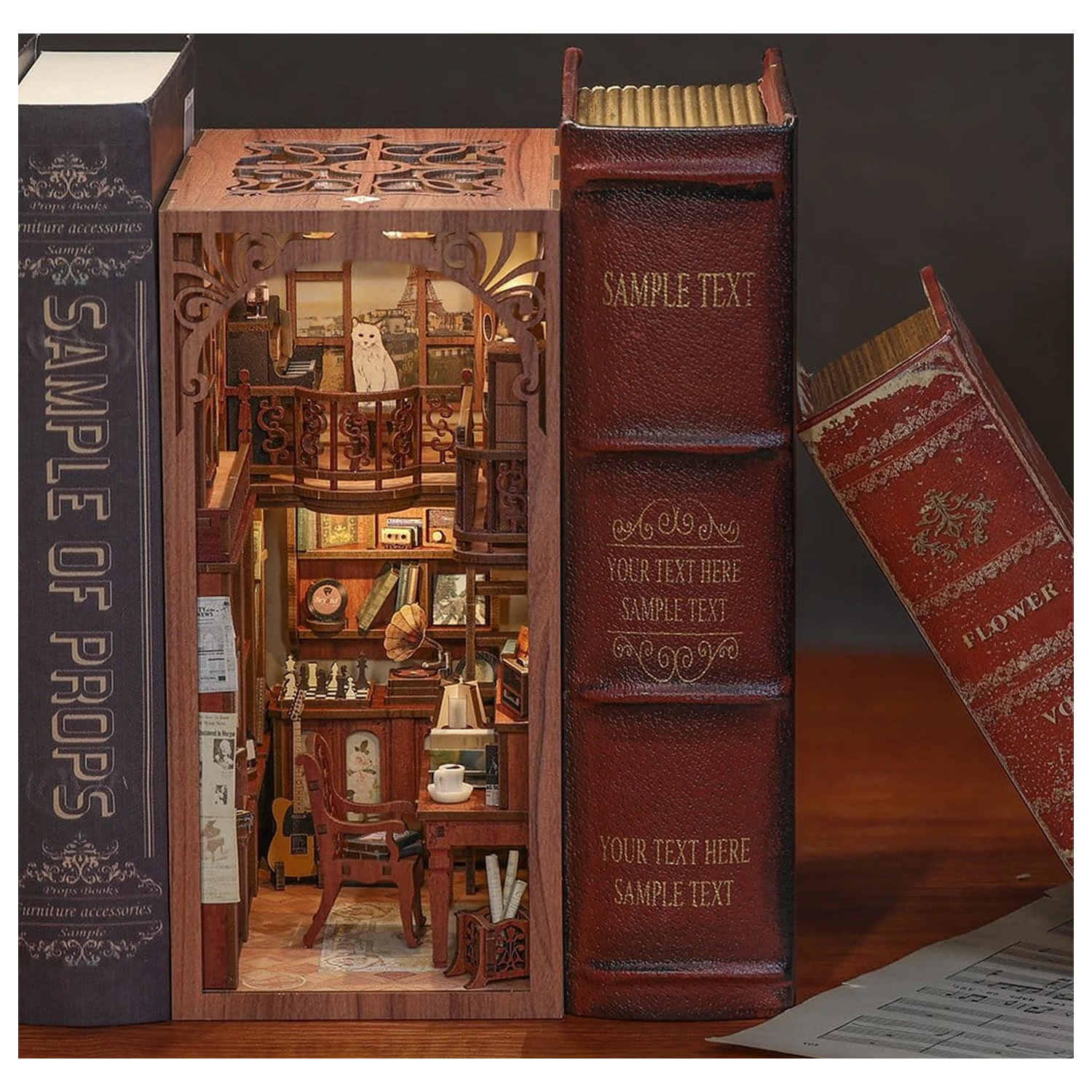 Book Nook The Secret Rhythm 23 x 11 cm produktová fotografia