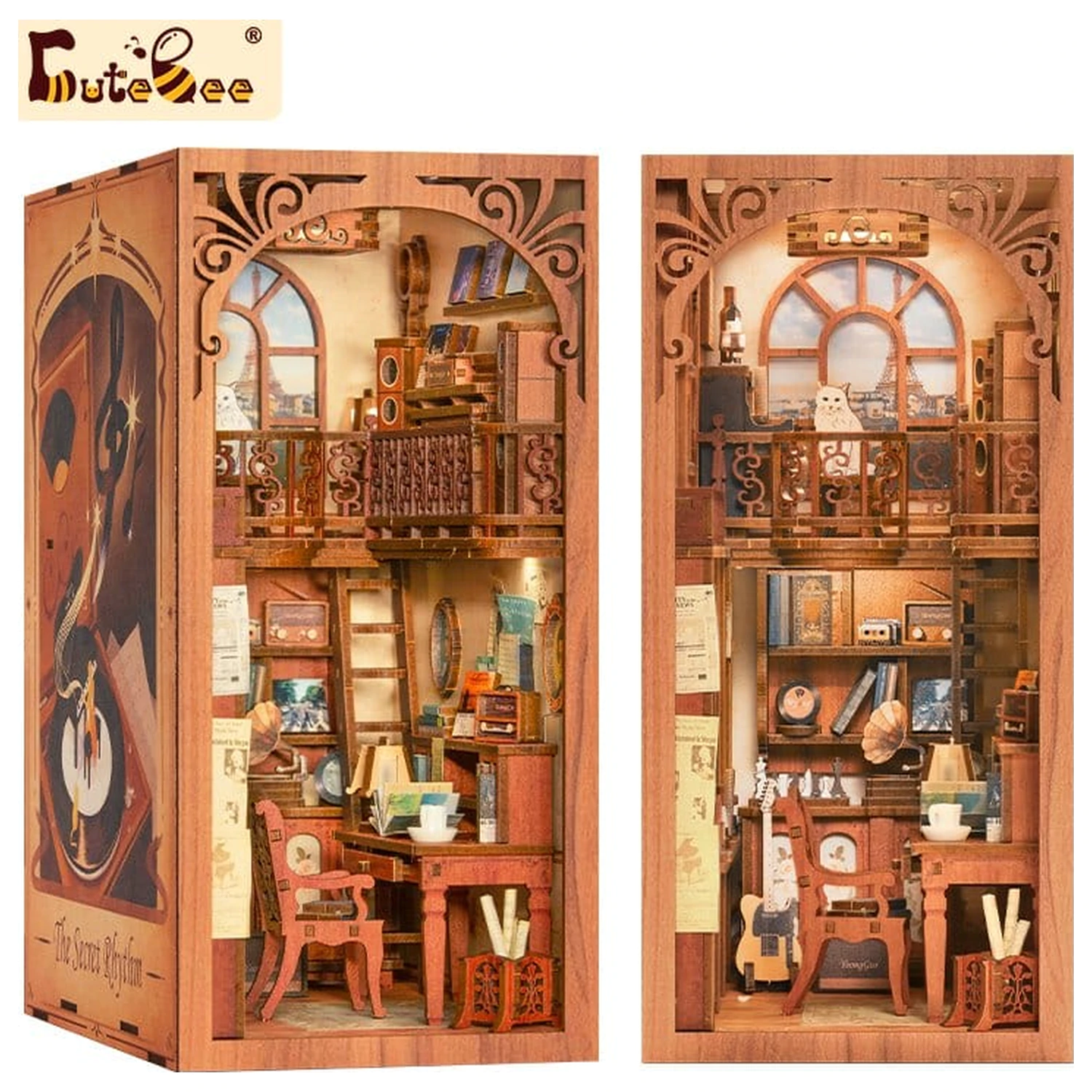 Book Nook The Secret Rhythm 23 x 11 cm produktová fotografia