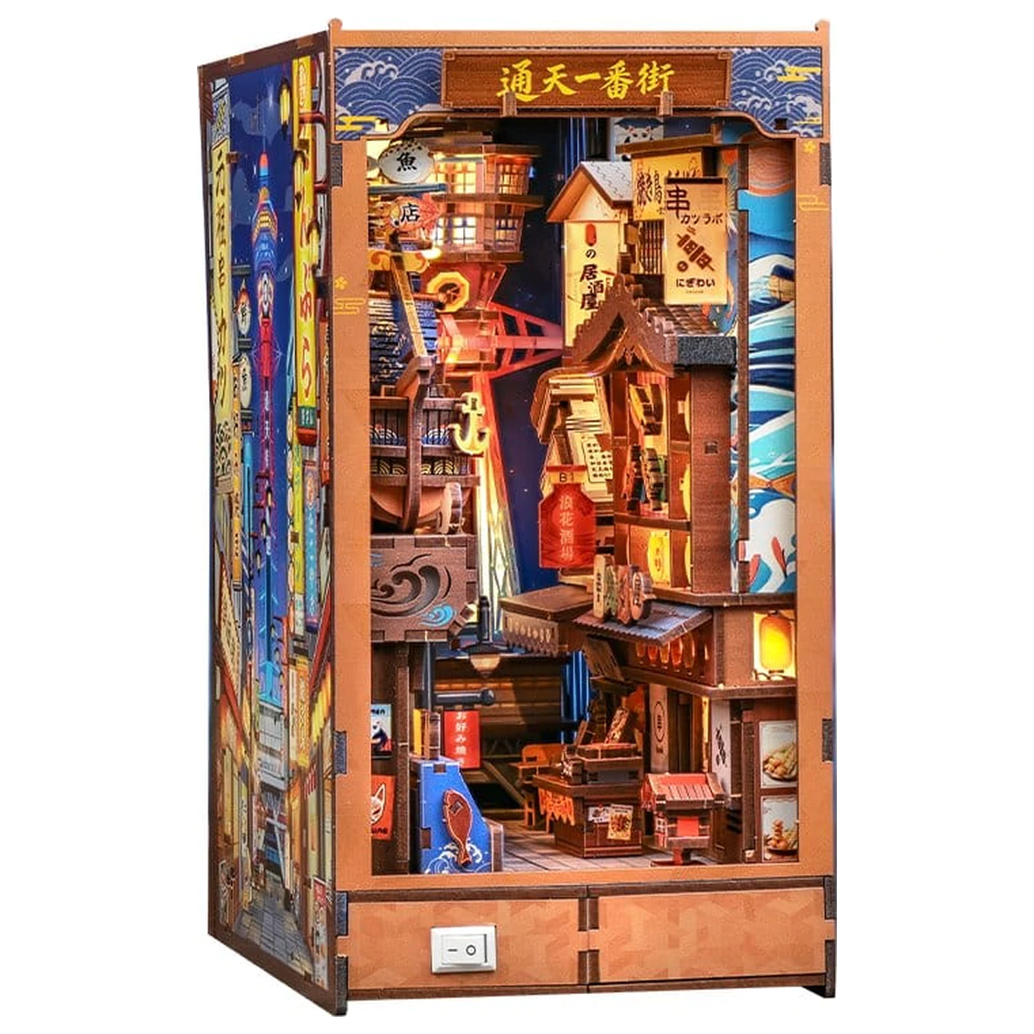 Book Nook Tsutenkaku Ichiban Street 23 x 12 cm produktová fotografia