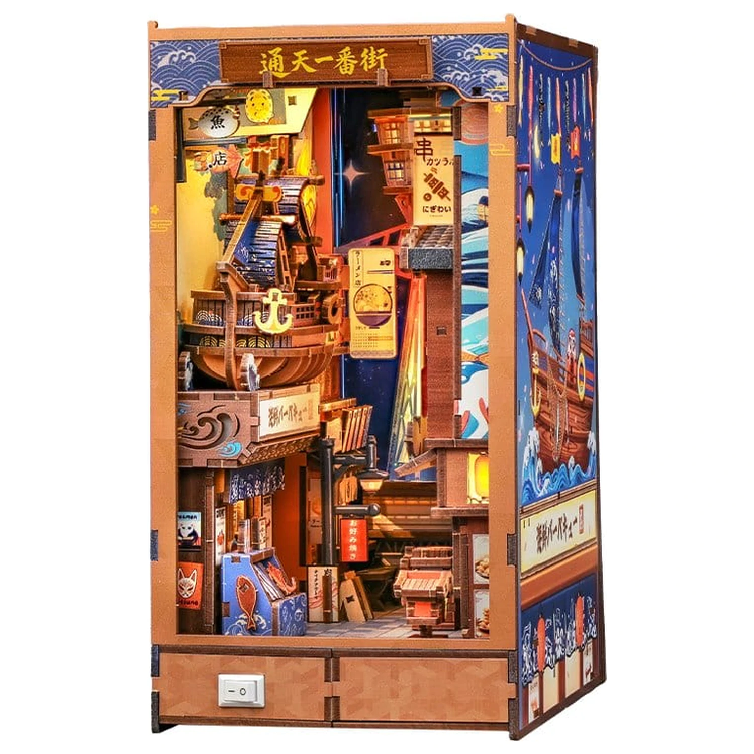 Book Nook Tsutenkaku Ichiban Street 23 x 12 cm produktová fotografia