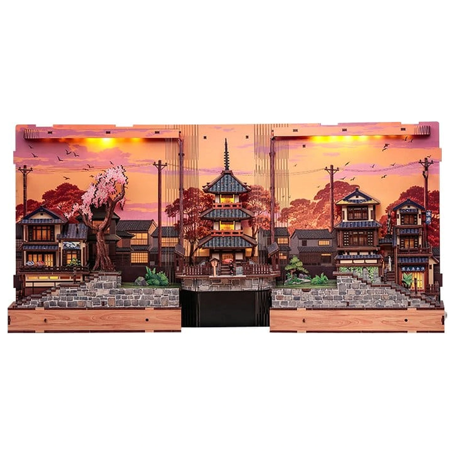 Book Nook Twilight Sakura Path 23 x 12 cm produktová fotografia