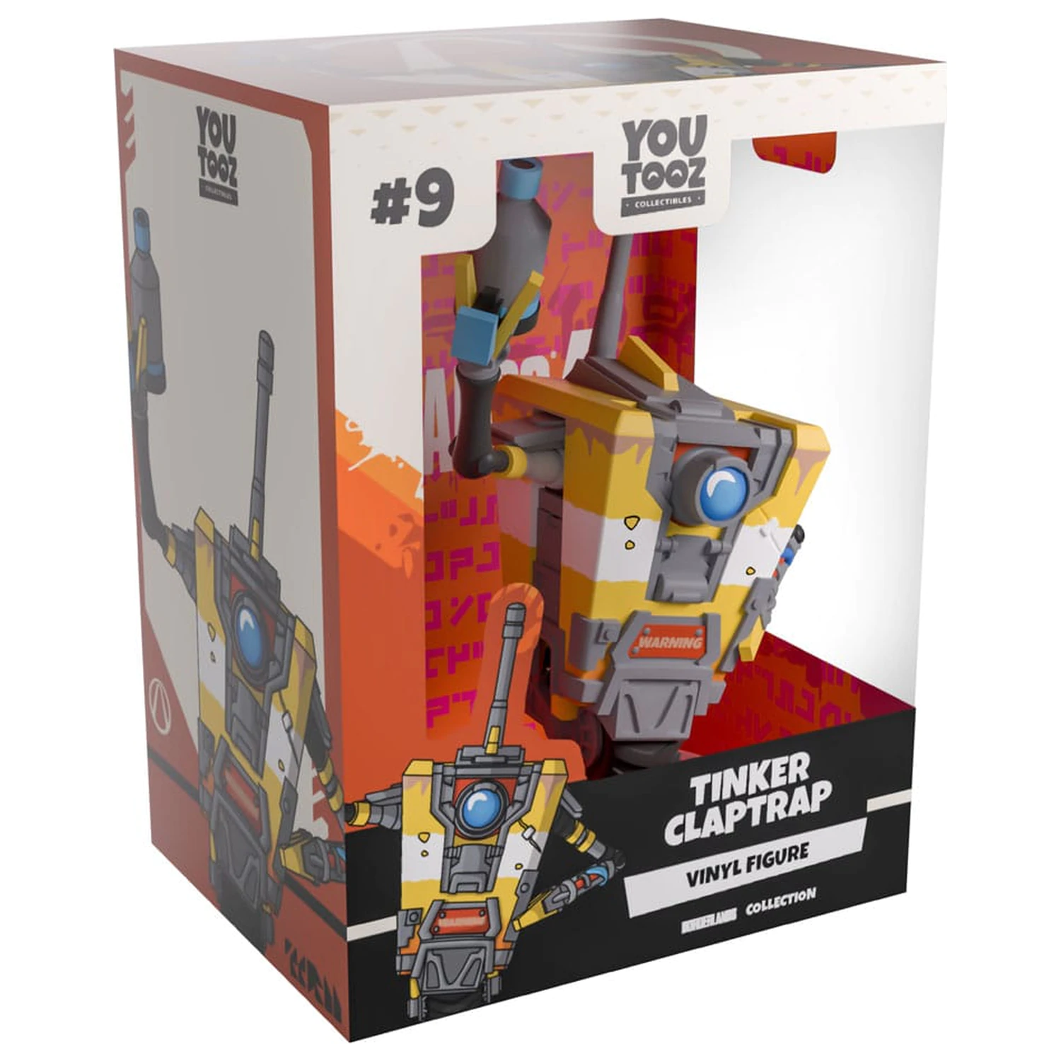 Borderlands vinylová figúrka Tinker Claptrap 13 cm produktová fotografia