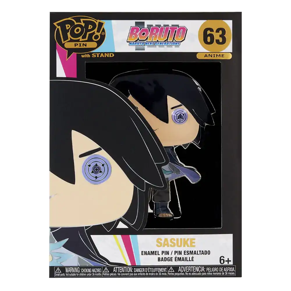 Boruto: Naruto Next Generations Loungefly Funko POP! Smaltovaný odznak Sasuke 10 cm termékfotó