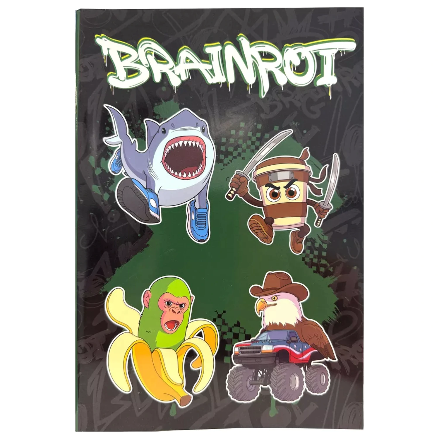 Brainrot Bananini B/5 Linajkový zošit 40 strán produktová fotografia