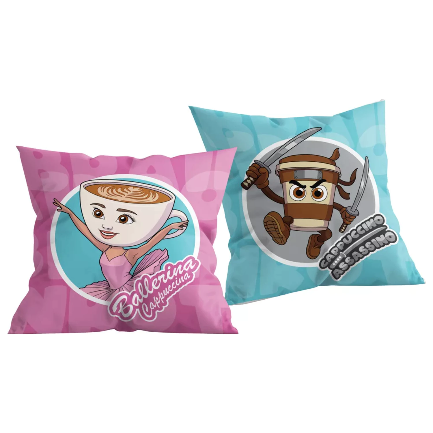 Brainrot Fun Duo vankúš, dekoratívny vankúš 40x40 cm produktová fotografia