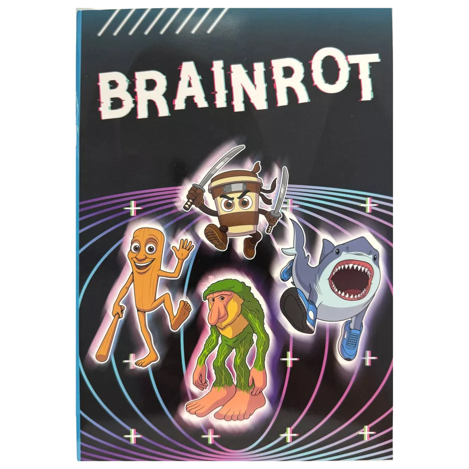 Brainrot Sahur B/5 linkovaný zápisník, 40 strán produktová fotografia