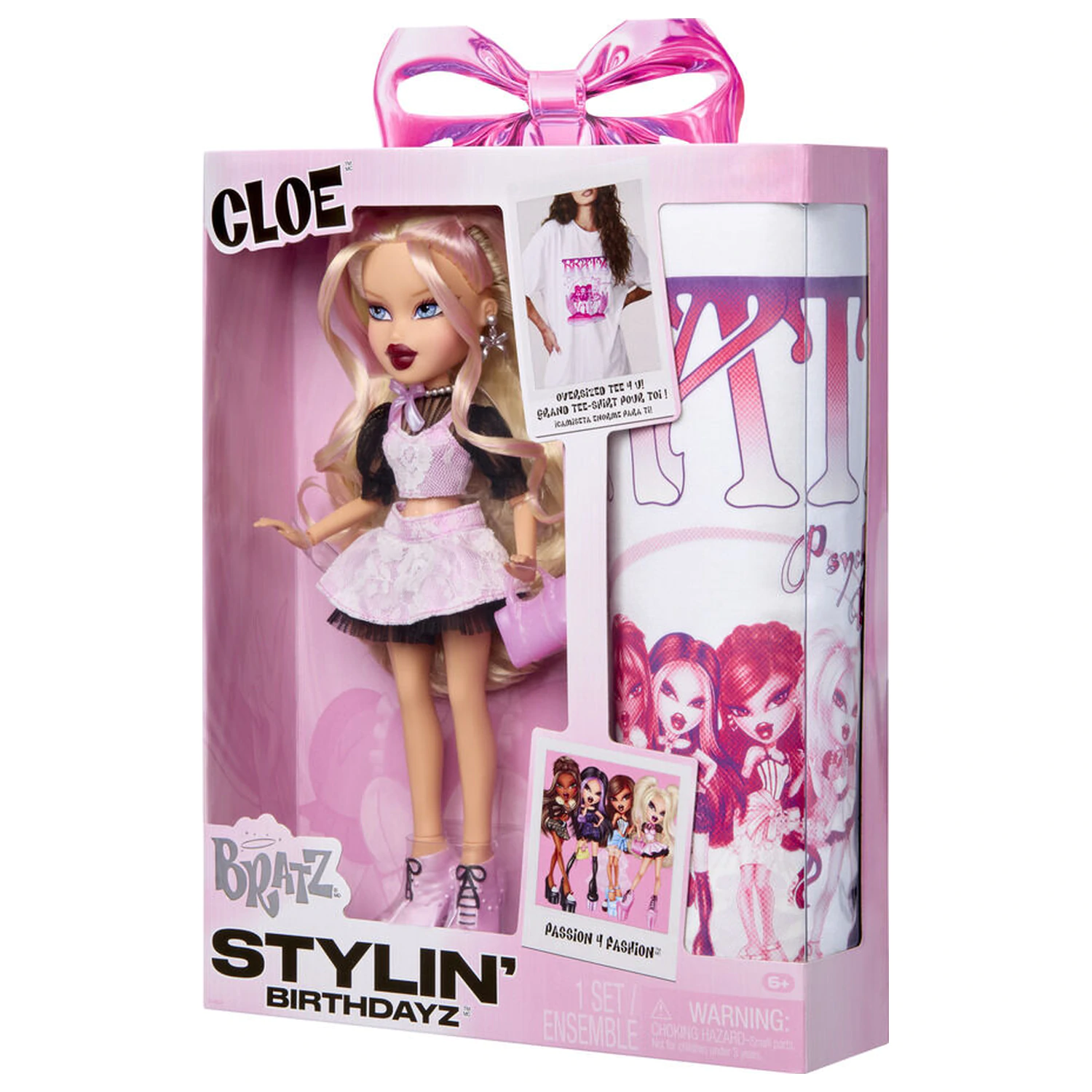 Bábika Bratz Stylin Birthday Cloe + tričko produktová fotografia