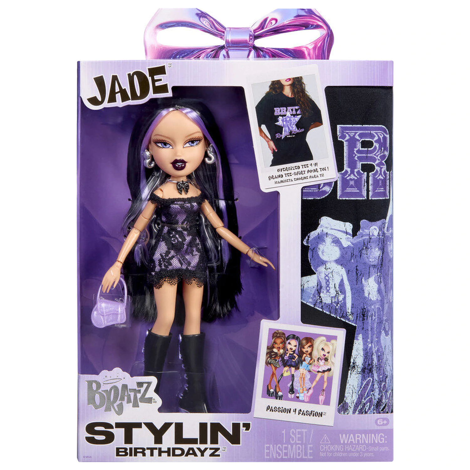 Bratz Stylin Birthday Jade bábika + tričko produktová fotografia