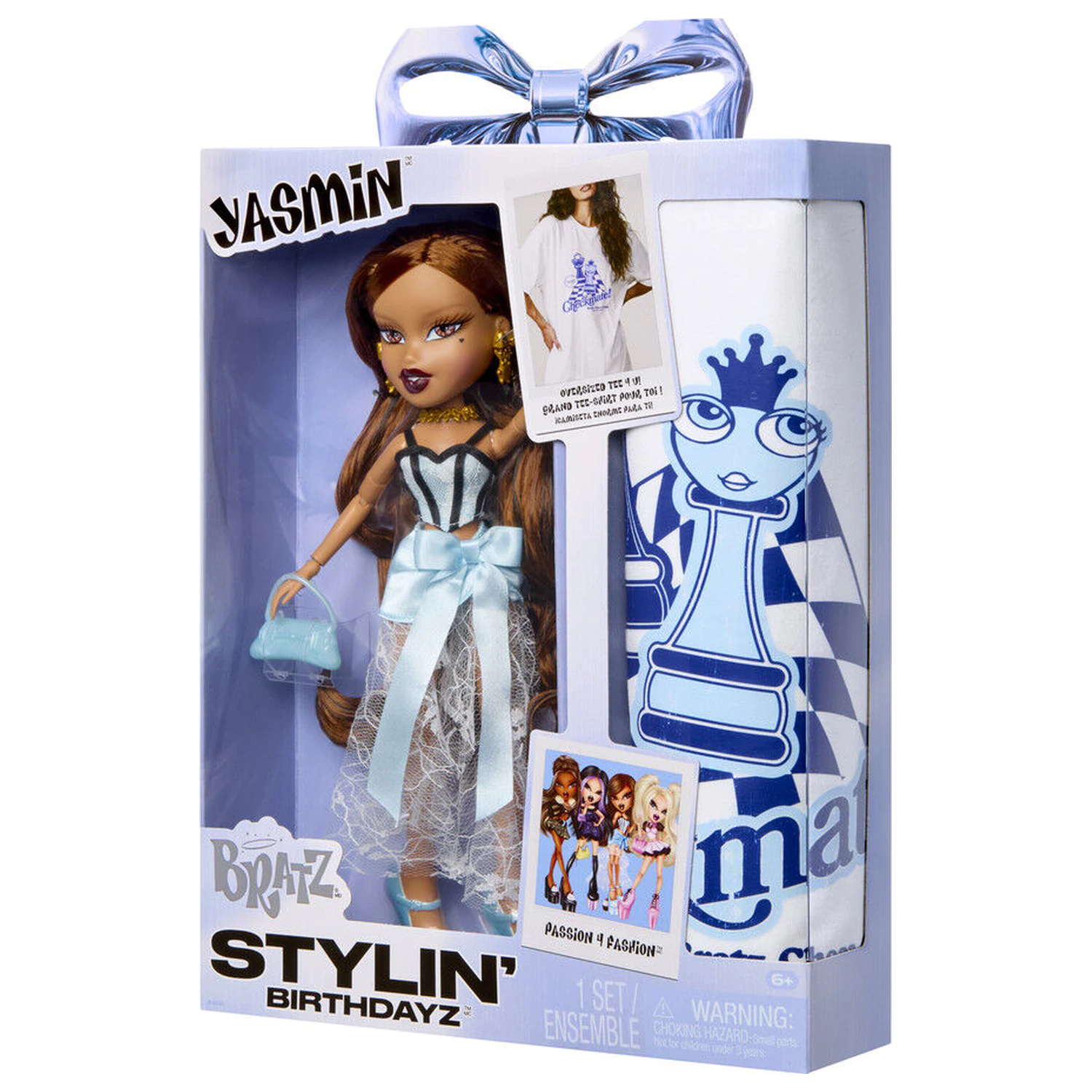 Bratz Stylin Birthday Yasmin bábika + tričko produktová fotografia