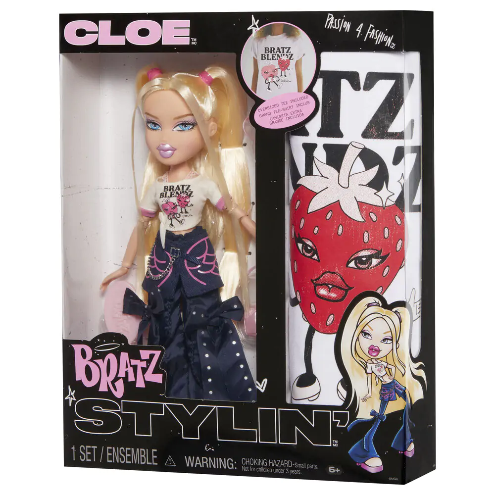 Bábika Bratz Stylin Cloe + tričko produktová fotografia