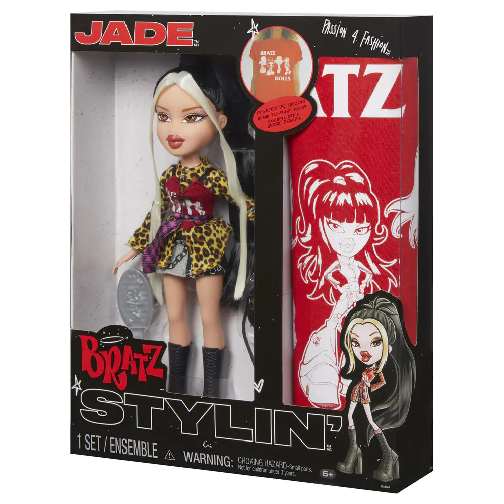 Bábika Bratz Stylin Jade + tričko produktová fotografia