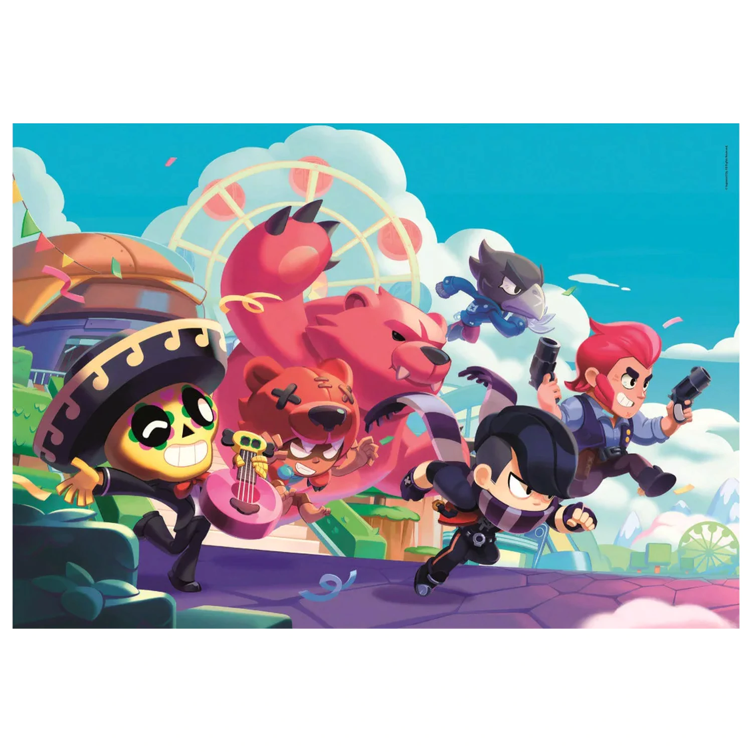 Brawl Stars Battle Rush 180-dielne puzzle produktová fotografia