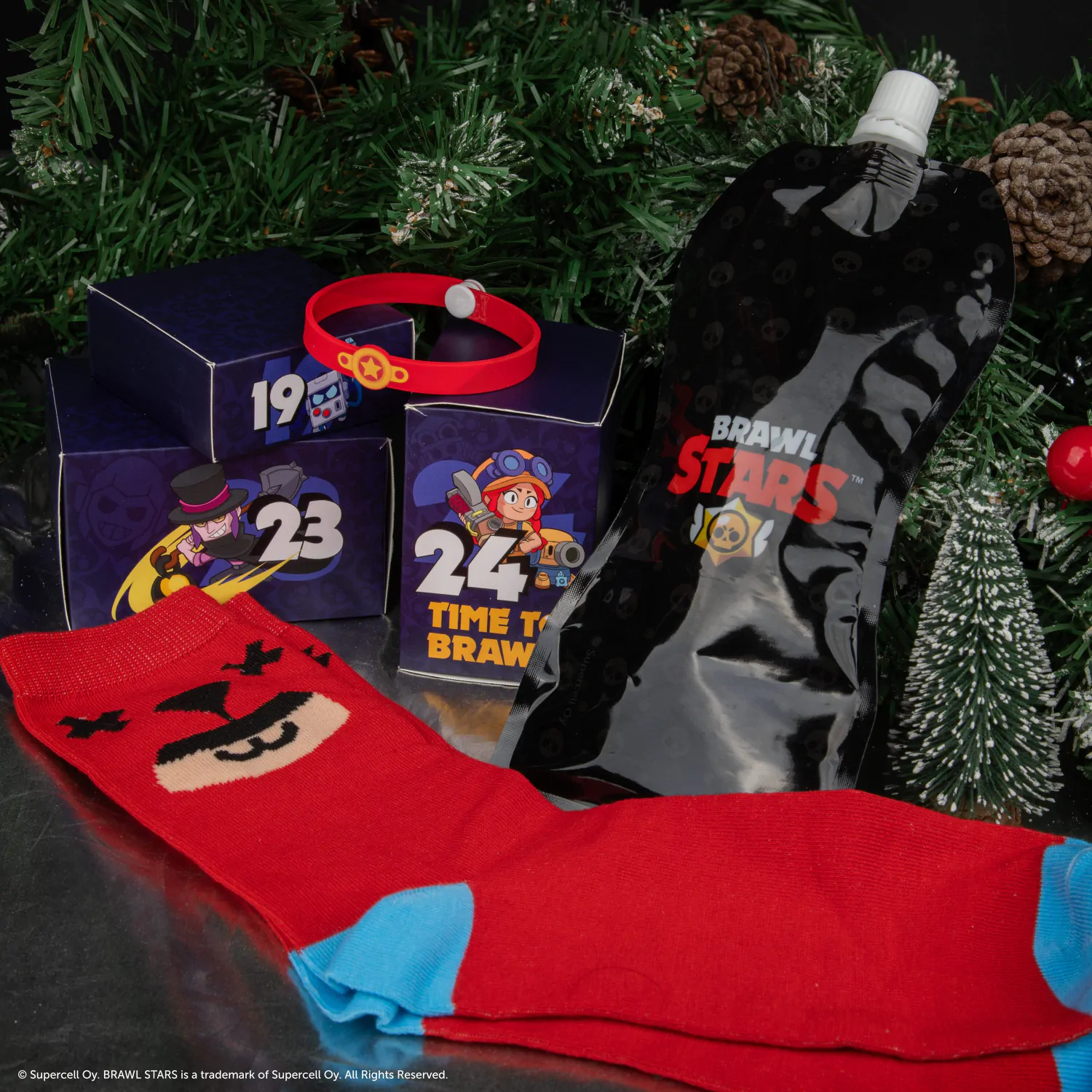 Brawl Stars Mega Box adventný kalendár nová edícia 2026 produktová fotografia
