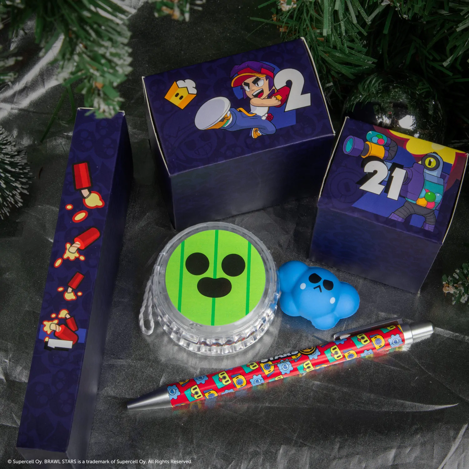 Brawl Stars Mega Box adventný kalendár nová edícia 2026 produktová fotografia