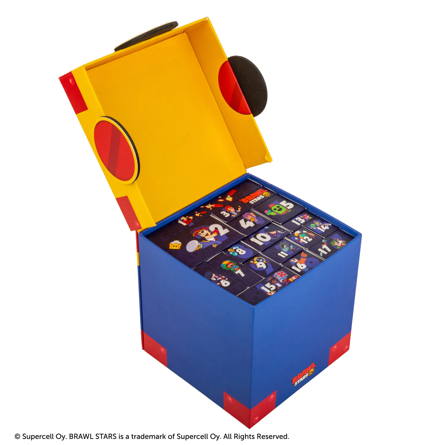Brawl Stars Mega Box adventný kalendár nová edícia 2026 produktová fotografia
