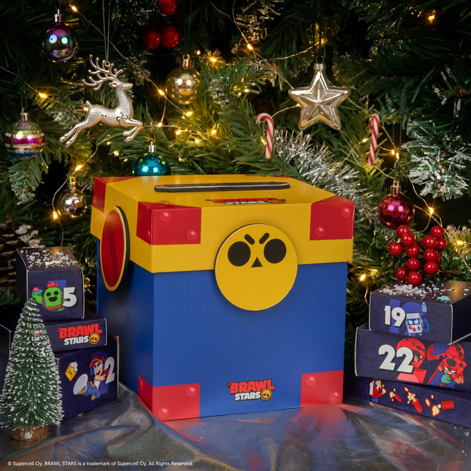 Brawl Stars Mega Box adventný kalendár nová edícia 2026 produktová fotografia