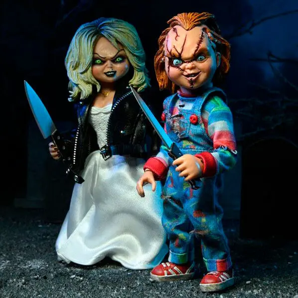 Bride of Chucky Clothed Action Figure 2-pack Chucky & Tiffany 14 cm termékfotó