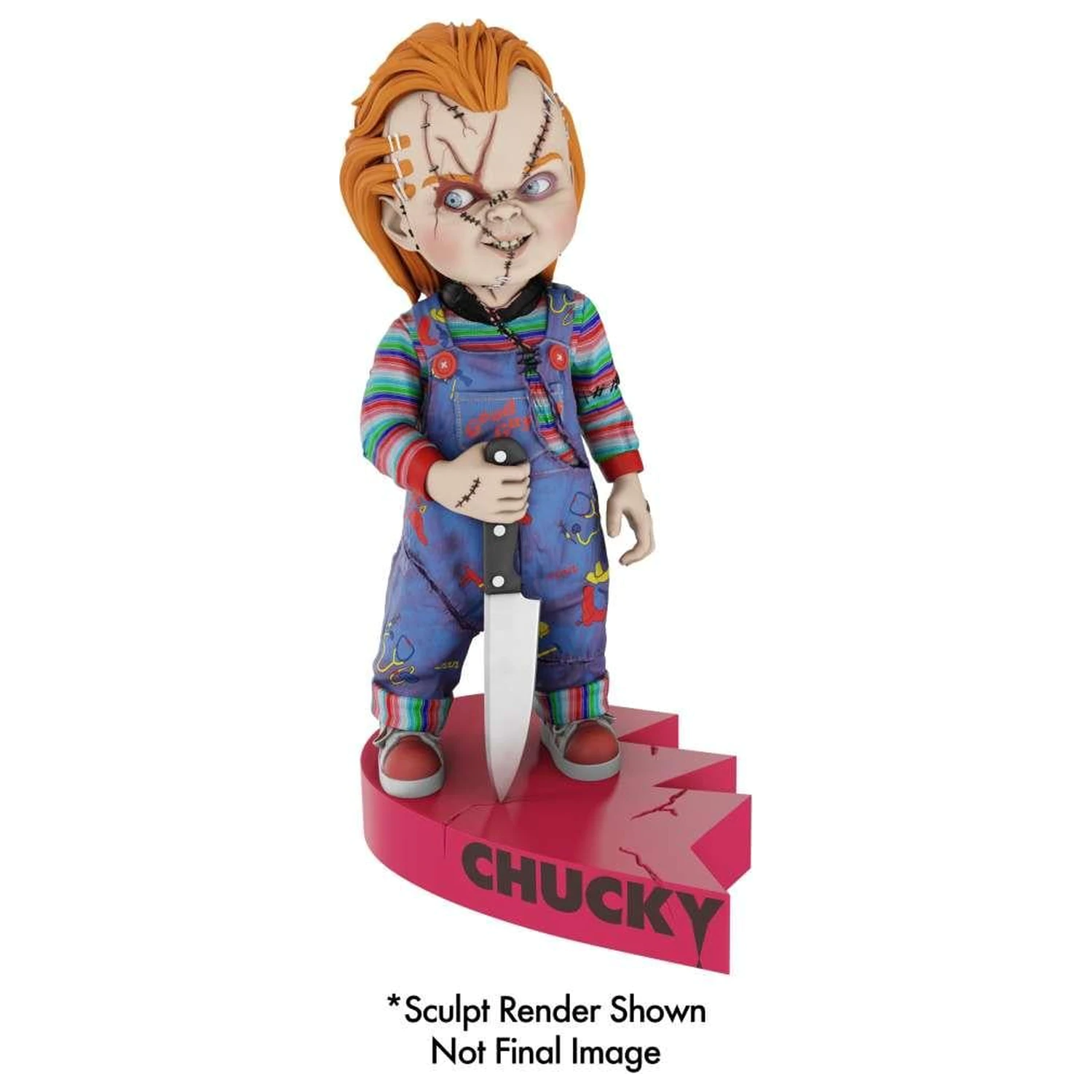 Bride of Chucky Chucky Heart Connect Headknocker 17 cm produktová fotografia