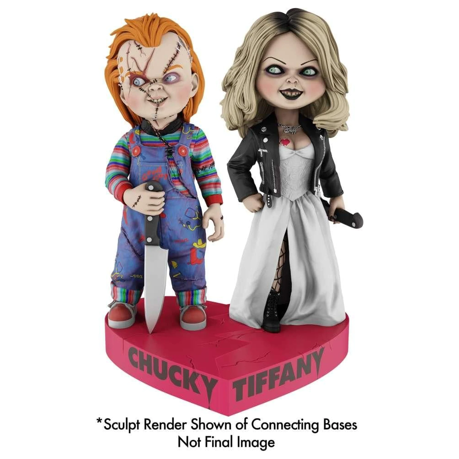 Bride of Chucky Chucky Heart Connect Headknocker 17 cm produktová fotografia