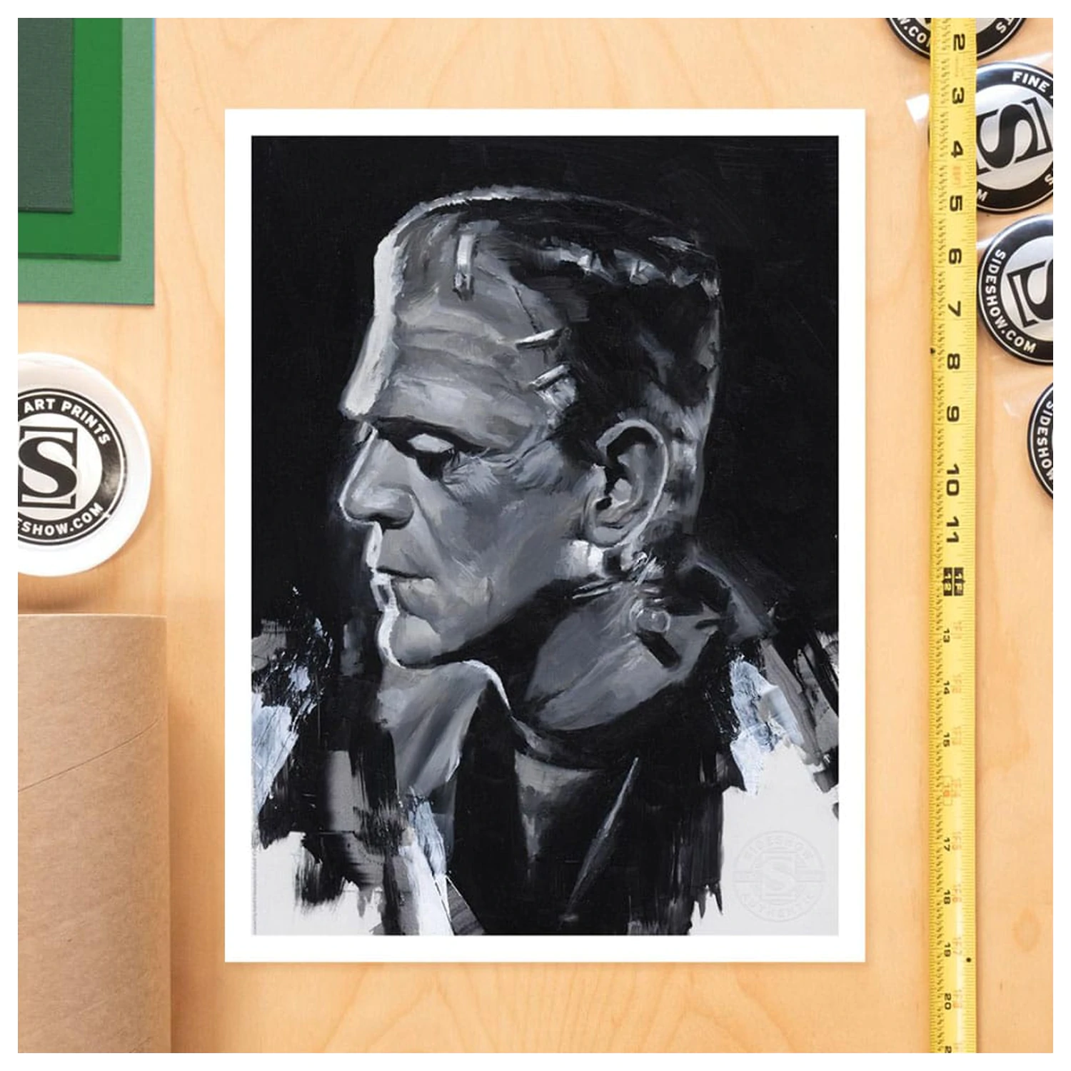 Bride of Frankenstein Art Print Frankenstein od Chris Valentine 41 x 31 cm - bez rámu produktová fotografia