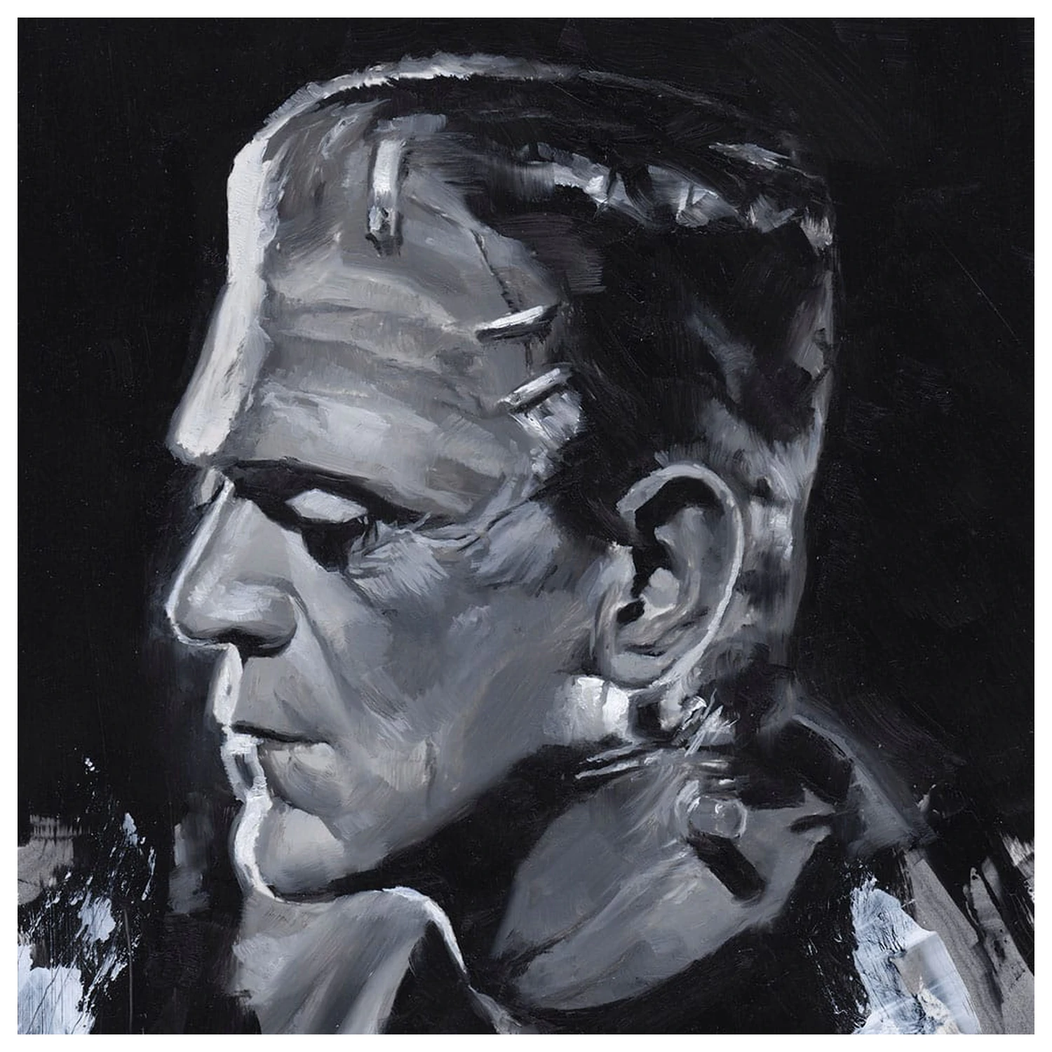 Bride of Frankenstein Art Print Frankenstein od Chris Valentine 41 x 31 cm - bez rámu produktová fotografia