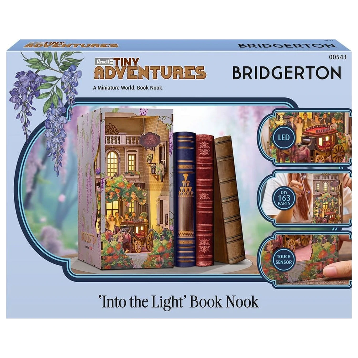 Bridgerton Tiny Adventures Knižný kútik Mini dioráma Into the Light 18 cm produktová fotografia
