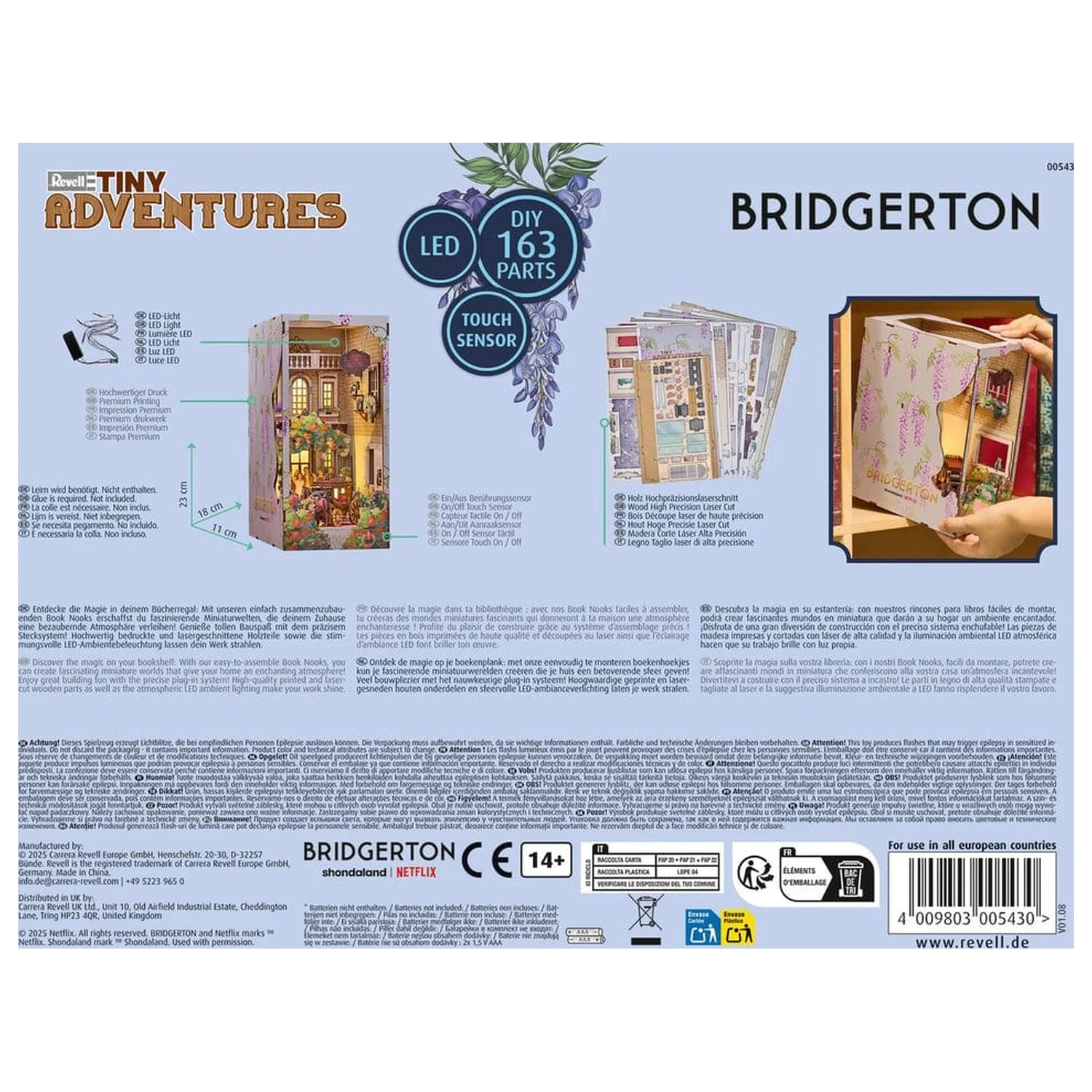 Bridgerton Tiny Adventures Knižný kútik Mini dioráma Into the Light 18 cm produktová fotografia