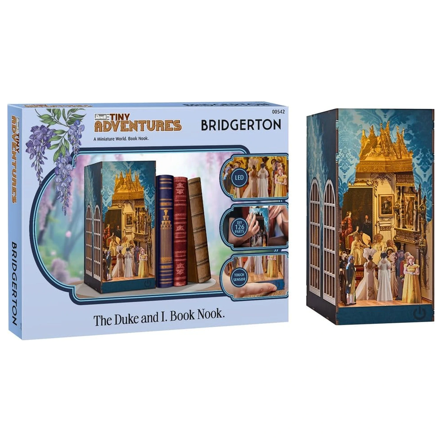 Bridgerton Tiny Adventures Book Nook Mini Dioráma The Duke and I 18 cm produktová fotografia