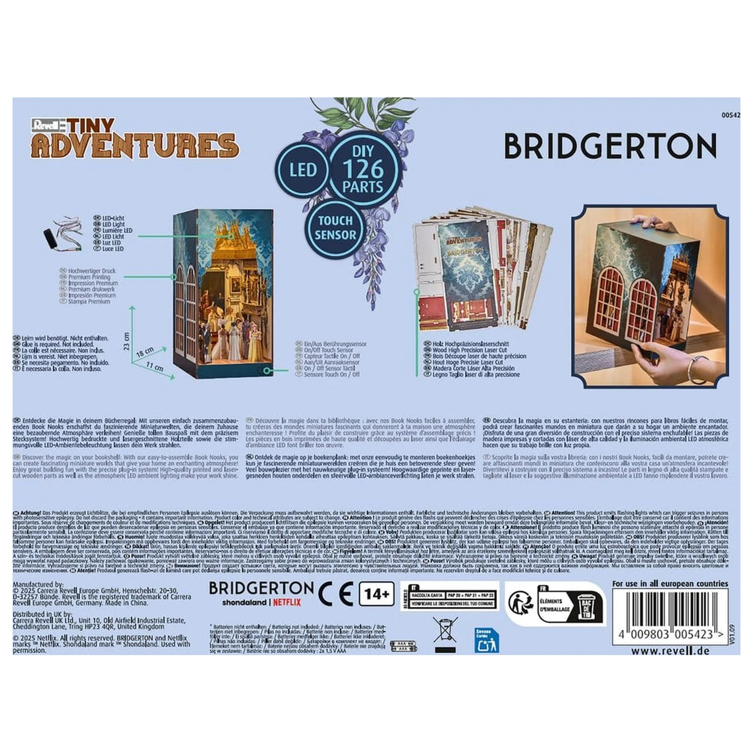 Bridgerton Tiny Adventures Book Nook Mini Dioráma The Duke and I 18 cm produktová fotografia