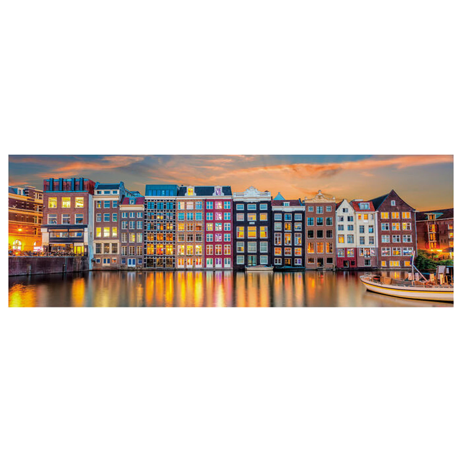 Bright Amsterdam puzzle 1000 ks produktová fotografia