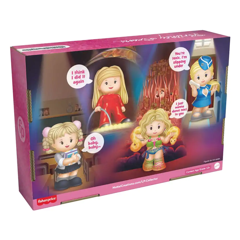 Britney Spears Fisher-Price Little People Collector Mini figúrky 4-Pack 7 cm produktová fotografia