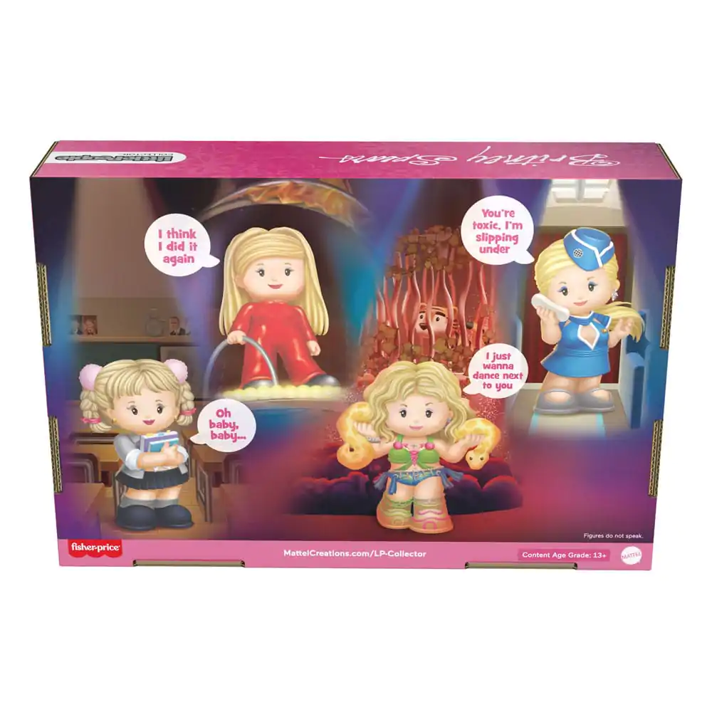 Britney Spears Fisher-Price Little People Collector Mini figúrky 4-Pack 7 cm produktová fotografia