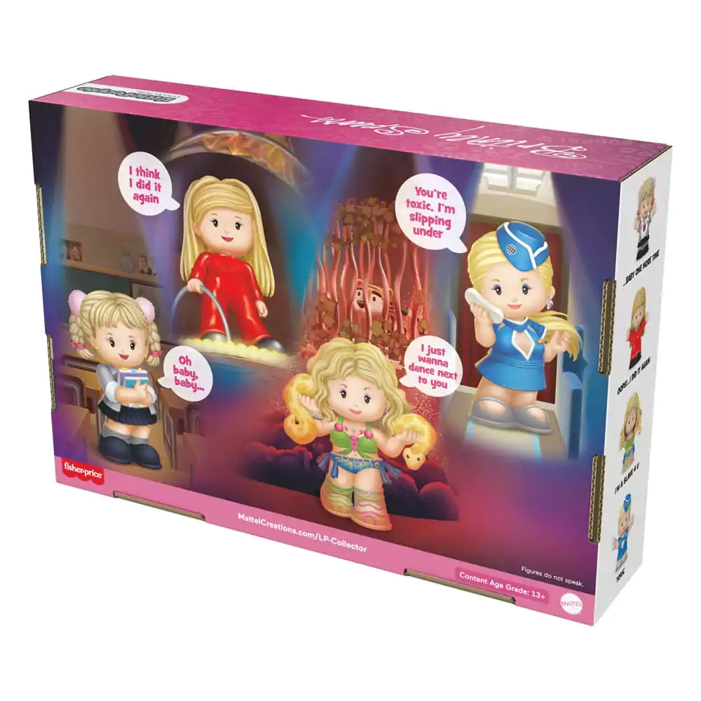Britney Spears Fisher-Price Little People Collector Mini figúrky 4-Pack 7 cm produktová fotografia