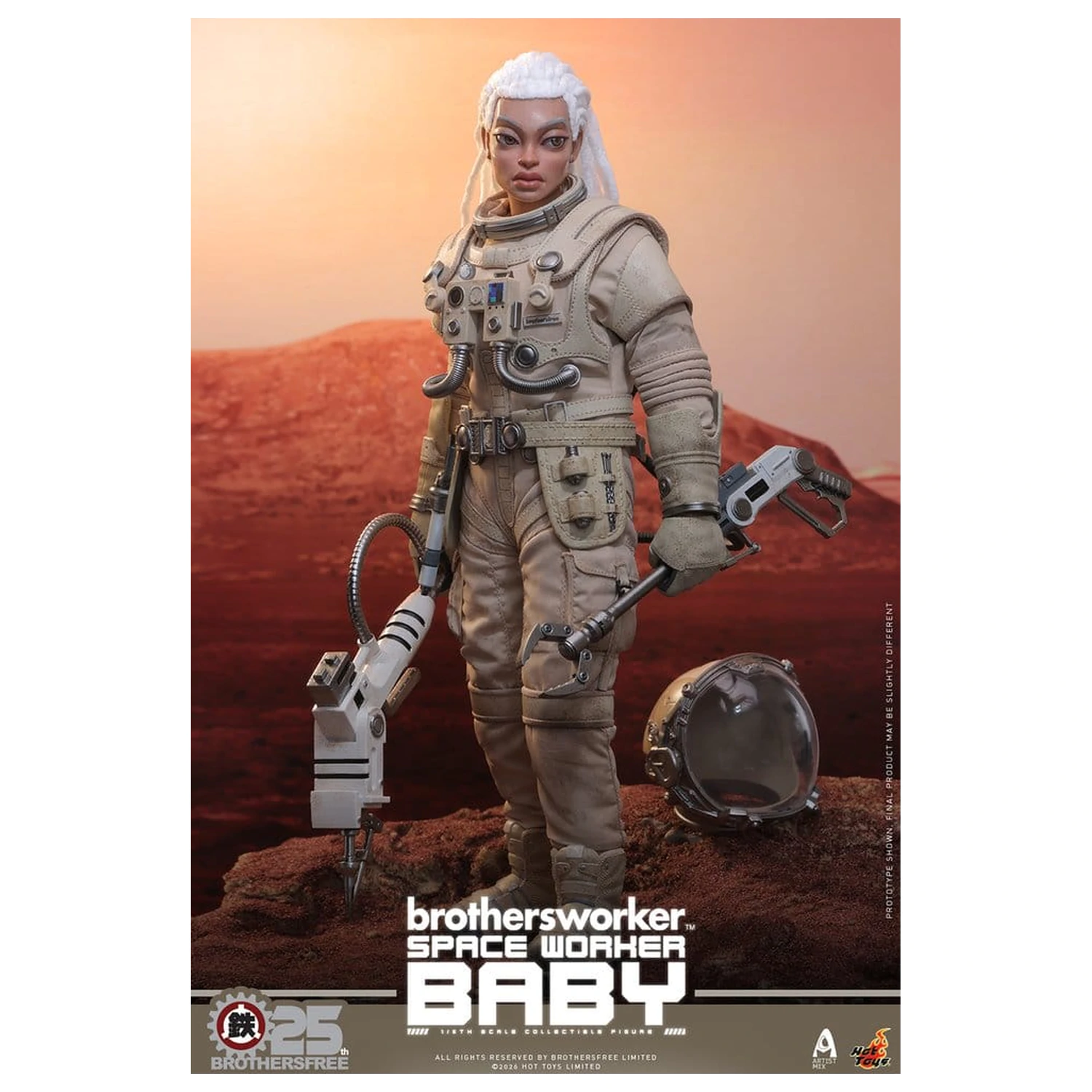 Brothersfree 1/6 akčná figúrka Space Worker Baby (Brothersfree 25th Version) 28 cm produktová fotografia