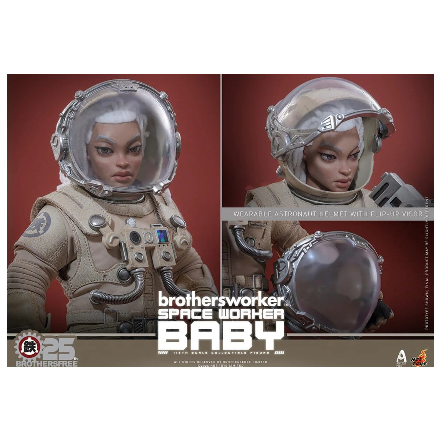 Brothersfree 1/6 akčná figúrka Space Worker Baby (Brothersfree 25th Version) 28 cm produktová fotografia