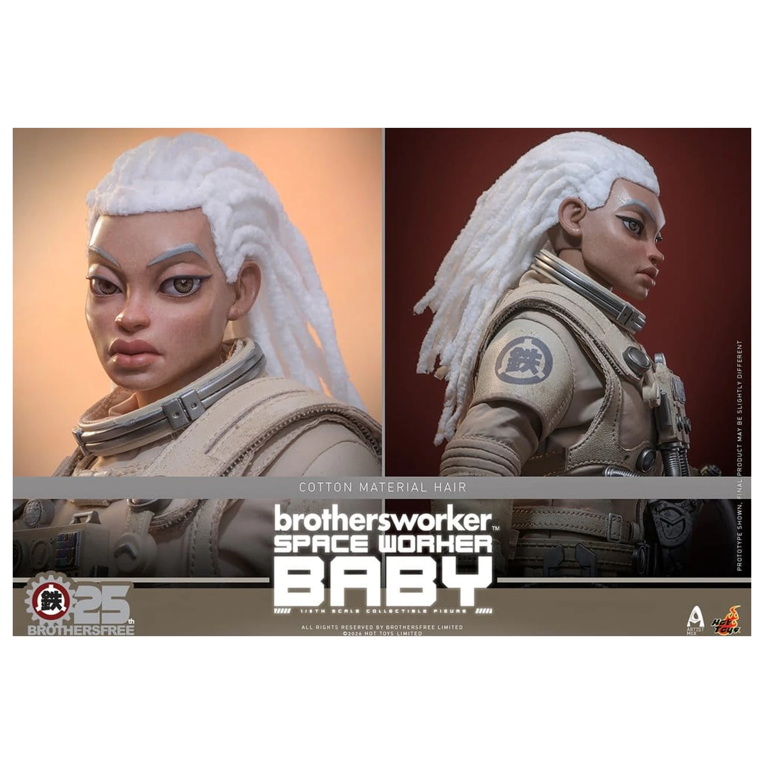 Brothersfree 1/6 akčná figúrka Space Worker Baby (Brothersfree 25th Version) 28 cm produktová fotografia
